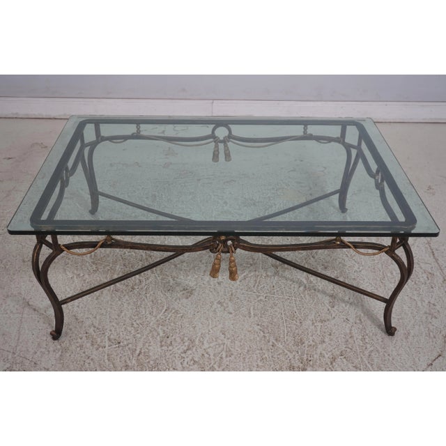 Age: Approx 25 Years Old Details: Beveled Glass Top High Quality Construction Large Impressive Table Tassel Style Drape...