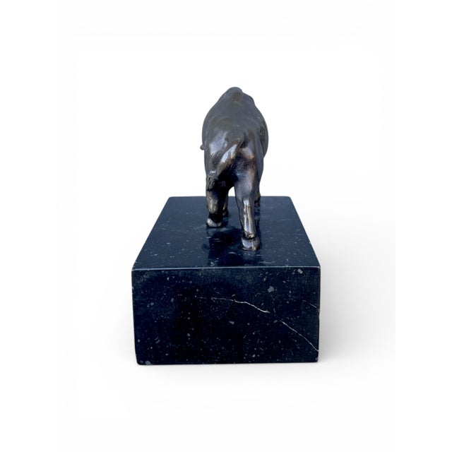 Bronze Bison Sculpture, 1920s-1940s For Sale - Image 3 of 10