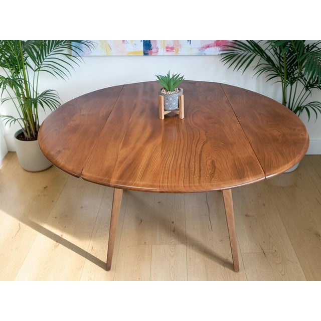 Mid-Century Modern Mid-Century Modern Blonde Plank Dining Table in Elm by Lucian Ercolani for Ercol, 1960s For Sale - Image 3 of 18