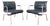 Pair of Keilhauer Net Lounge Armchairs by Eoos in Black Mesh and Tubular Steel For Sale