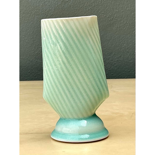 Vintage Original Studio Pottery Vase For Sale - Image 10 of 12