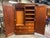 Wood 19th Century English Burl Walnut Wardrobe in Louis Philippe Style With Rare Marquetry For Sale - Image 7 of 12