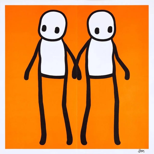 Stik, Full Set of Holding Hands Signed Prints, 2020 For Sale - Image 4 of 6