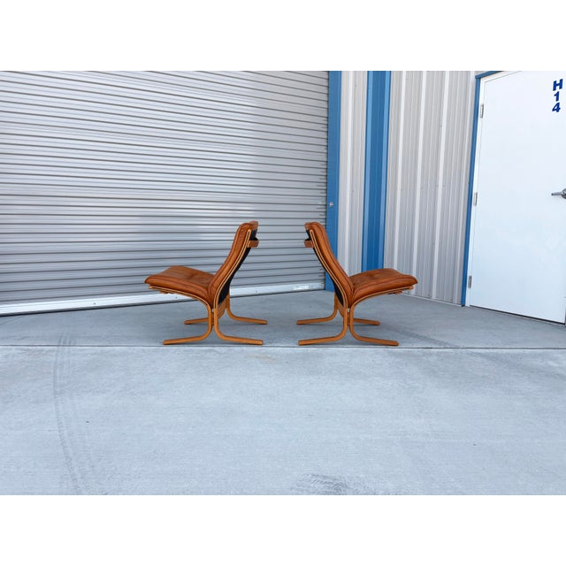 Westnofa Furniture 1960s Pair of Danish Modern "Siesta" Lounge Chairs Attributed to Westnofa For Sale - Image 4 of 12