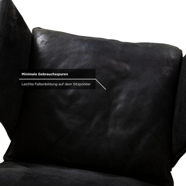 Mexico Chairs in Black Leather and Chrome from KFF For Sale - Image 9 of 16