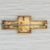 Figurative Antique 1800s Bar Brooch Tri-Toned 12-18k Gold Silver Figural Floral Pin For Sale - Image 3 of 4