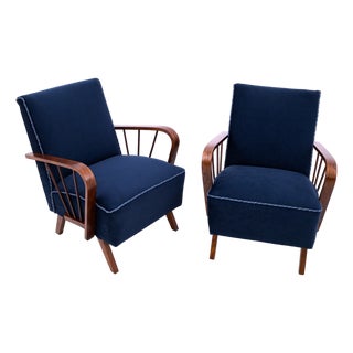 Vintage Armchairs, Poland, 1960s, Set of 2 For Sale