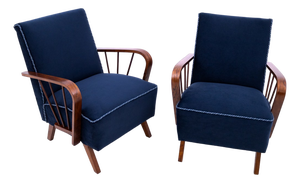 Vintage Armchairs, Poland, 1960s, Set of 2