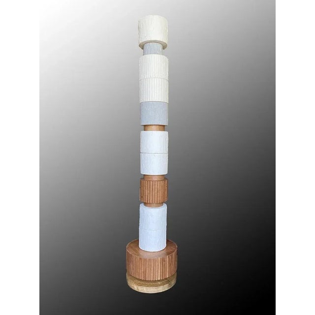 Totem Lamp Diciotto, designed in 2020 by Meccani Studio, is part of a collection of 18 table and floor lamps. The lamp is...