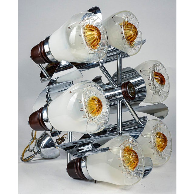 Space Age Murano Glass Chandelier from Mazzega, 1960s-1970s For Sale - Image 17 of 18
