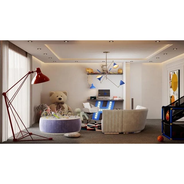 Contemporary Diana Floor Lamp by DelightFULL For Sale - Image 3 of 7