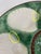 1920s Antique French Longchamp Majolica Green and White Oyster Plate For Sale - Image 12 of 14