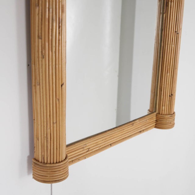 Illuminated Rattan Mirror For Sale - Image 17 of 18