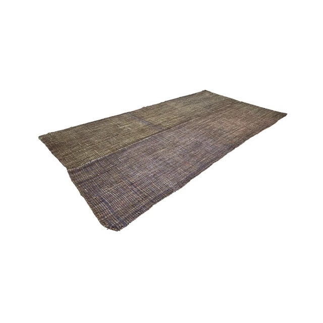 Mid-Century Modern Vintage Modern Turkish Kilim Rug For Sale - Image 3 of 7