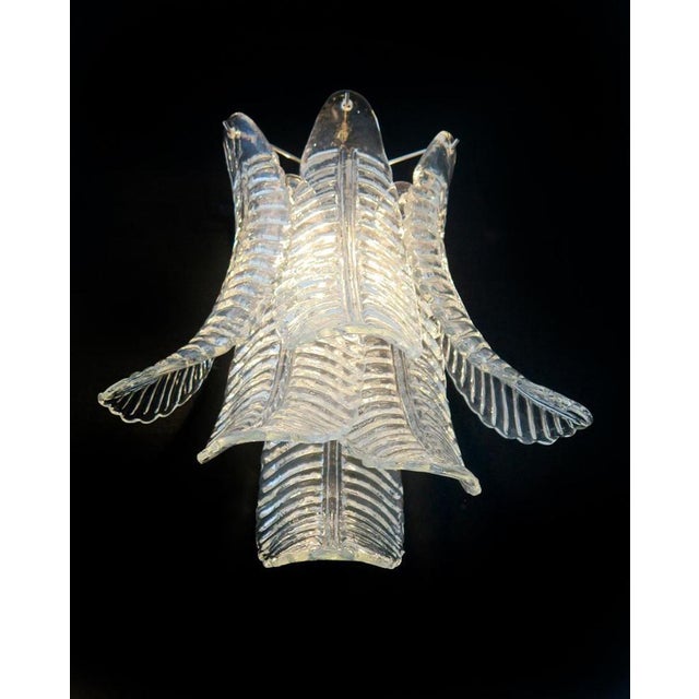 Mid-Century Italian Murano Glass Sconces, 1990s, Set of 4 For Sale - Image 4 of 7