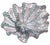 Vintage Murano Blue Pink Copper Aventurine Flecks Zanfirico Ribbons Italian Art Glass Fazzoletto Vase For Sale In Orlando - Image 6 of 8
