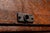 Antique Oak Filing Cabinet With Japanned Hardware For Sale - Image 9 of 17