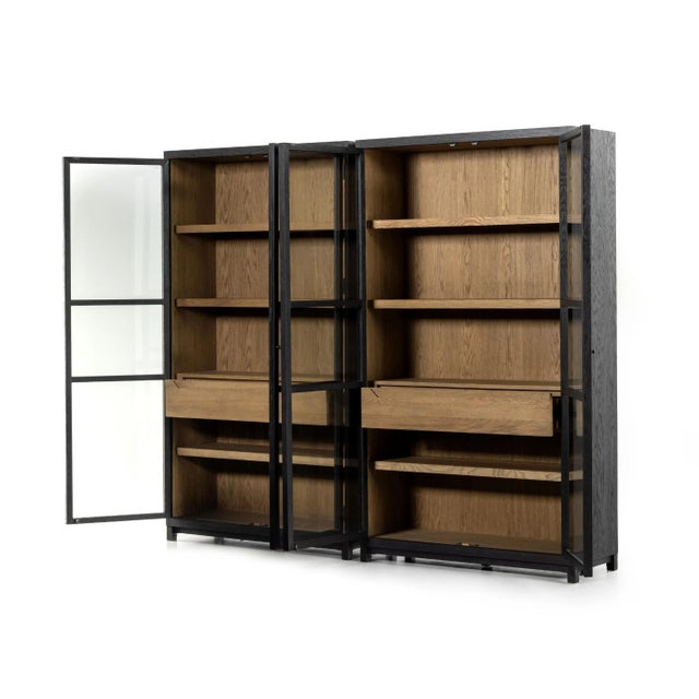Black Four Hands Millie Double Cabinet, Matte Black For Sale - Image 8 of 12