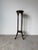 Vintage Victorian Style Carved Mahogany or Walnut Barley Twist Plant Pedestal Stand / Display Column For Sale - Image 4 of 12