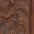 Wood Hand-Carved Wood Relief Portrait With Leather Backdrop and Oak Frame For Sale - Image 7 of 13