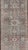 Early 20th Century Antique Persian Sultanabad Gallery With Floral Design in Lt. Blue, Gray & Red For Sale - Image 5 of 13