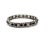 Circa 1930 Art Deco Diamond Black-Onyx Platinum Bracelet For Sale - Image 4 of 6