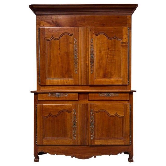 Antique Cabinet in Cherrywood, 1750s For Sale