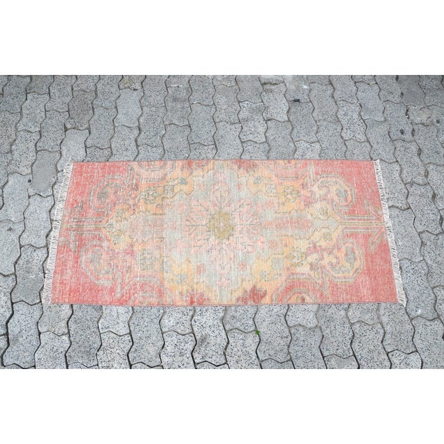 1960s 1960s Small Anatolian Handmade Area Rug For Sale - Image 5 of 11