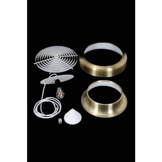 Plastic Large Danish Space Age Hanging Lamp, 1960s For Sale - Image 7 of 11