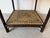 1990s Vintage Palecek Faux Bamboo Carved and Rattan Two-Tier Side Table For Sale - Image 5 of 11