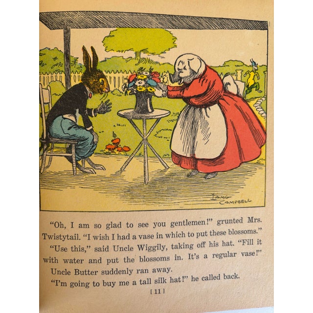 Red Uncle Wiggilys Silk Hat 1948 Hardcover by Howard R. Garis For Sale - Image 8 of 12