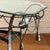 Metal and Glass Console Table with Rope Tassel Detailing For Sale - Image 5 of 9