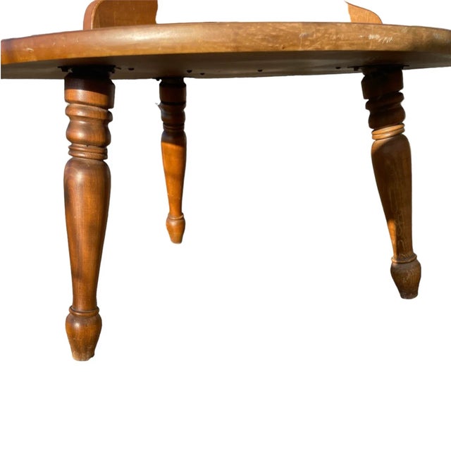 1960s Vintage Bassett Colonial Style Two Tiered Side Table For Sale - Image 10 of 12