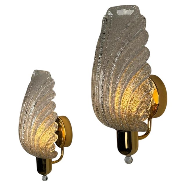 Large Vintage Wing Wall Sconces from Barovier & Toso, Italy, 1980s, Set of 2 For Sale - Image 17 of 17