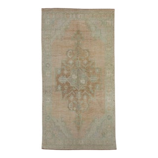Turkish Vintage Runner Rug 4'4" x 8'3" #17112 For Sale