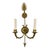 French After Andre Abrus French Neoclassical Brass Sconces- A Pair For Sale - Image 3 of 6