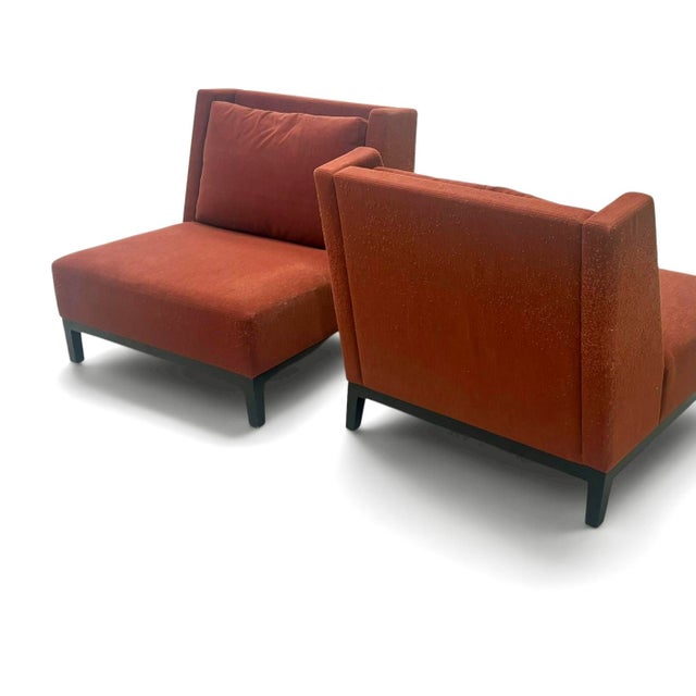 Early 21st Century Pair of Christian Liaigre “Latin” Slipper Chairs for Holly Hunt For Sale - Image 5 of 7
