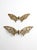 Metal Mid-Century Brass Butterfly Wall Hangings Pair For Sale - Image 7 of 12