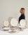 This 1900 - 1909 dinnerware set from France is finished in white and blue, worked in porcelain. Its form follows honest,...