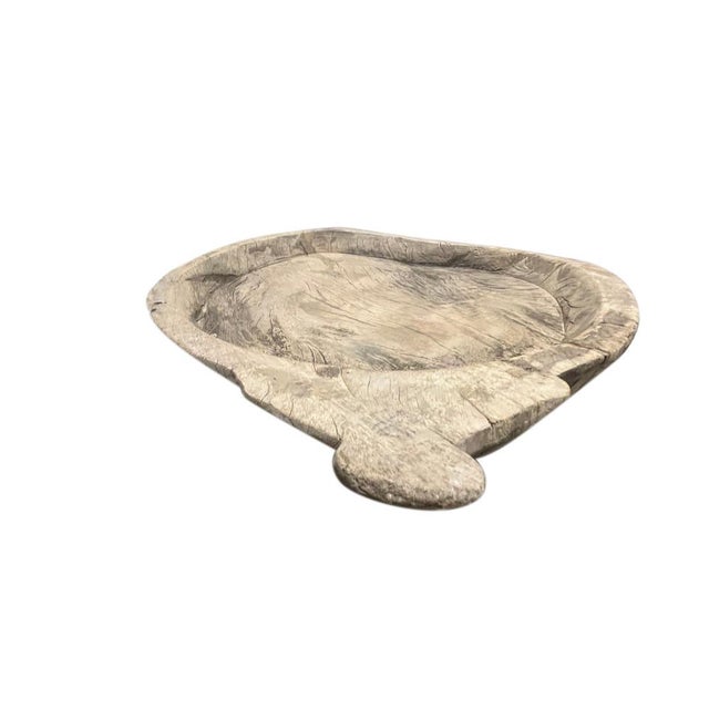 Vintage Wooden Parat Bowl For Sale - Image 4 of 5