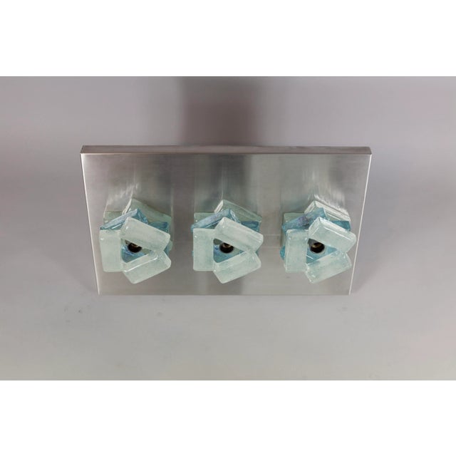 Silver 3-Spots Sconce by Albano Poliarte, 1970s For Sale - Image 8 of 18