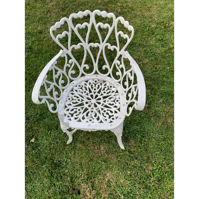 Vintage Cast Aluminum Patio Set Chairish