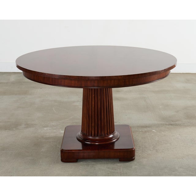 Wood Ralph Lauren Italian 'Mayfield' Mahogany Center or Dining Table For Sale - Image 7 of 17