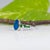 Boulder Opal Cabochon Ring With Tsavorite Garnet Accents: Solid 14k Gold, Size 6.75 For Sale In Columbus - Image 6 of 9