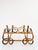 Italian Riviera Mid-20th Century Modern Cane, Rattan & Bamboo Wall Coat Rack, 1960s For Sale - Image 9 of 13
