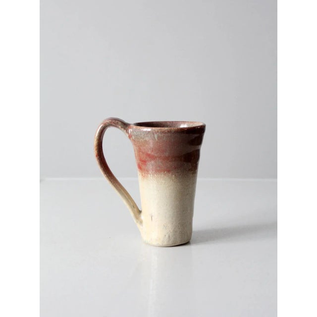 Ceramic Vintage Studio Pottery Mug For Sale - Image 7 of 13