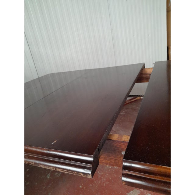 British Victorian Maple Leaf Wood on Oak Extending Dining Table, 1840s-1890s For Sale - Image 13 of 18