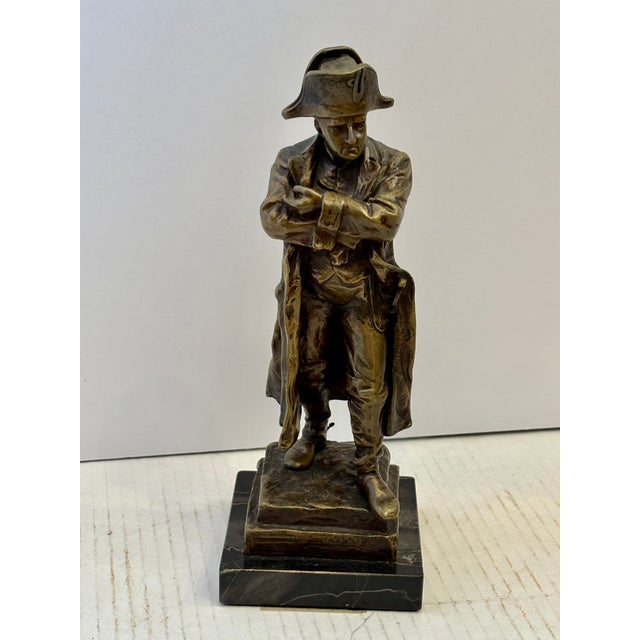 Fine 19th Century Bronze Figure of Napoleon Signed O. Hertel For Sale - Image 4 of 13