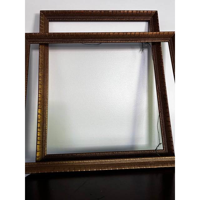 Vintage Wood Art Frames Gold For Sale - Image 9 of 13