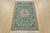 Farmhouse Fine Nain Rug 3’3” X 4’10” Green Wool/Silk Traditional Hand-Knotted Carpet For Sale - Image 3 of 12